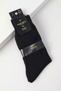 Набор из 3 пар хлопковых классических носков OVS