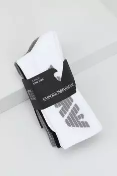 Набор из 3 пар хлопковых носков EMPORIO ARMANI