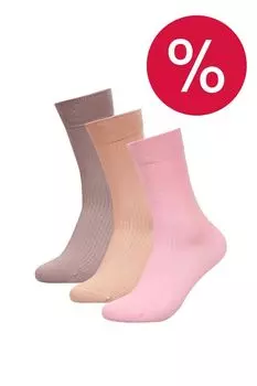 Набор из 3 пар хлопковых носков Tezido