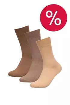 Набор из 3 пар хлопковых носков Tezido