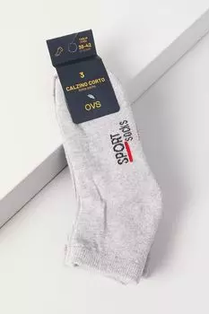 Набор из 3 пар хлопковых укороченных носков OVS