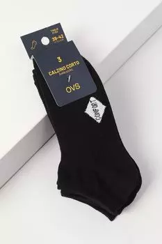 Набор из 3 пар хлопковых укороченных носков OVS