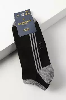 Набор из 3 пар хлопковых укороченных носков OVS