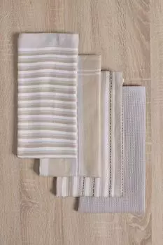 Набор из 4 кухонных полотенец Multilines Tiseco