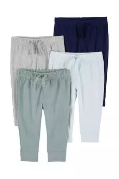 Набор из 4 пар хлопковых брюк Carter's