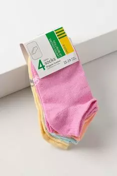 Набор из 4 пар хлопковых носков Benetton Undercolors