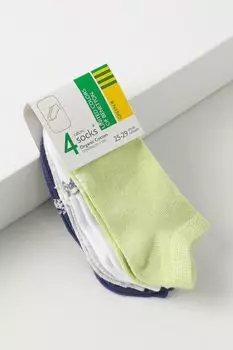 Набор из 4 пар хлопковых носков Benetton Undercolors