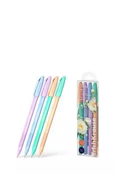 Набор из 4 шариковых ручек Stick Pastel Bloom 1.0 ErichKrause