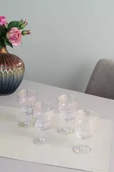 Набор из 4 стеклянных рюмок на ножке Feast Liberty Jones