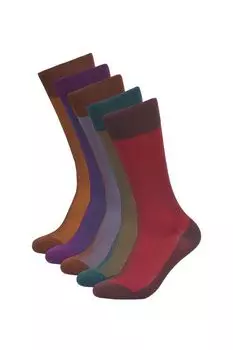 Набор из 5 пар хлопковых носков Tezido