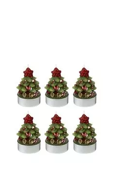 Набор из 6 декоративных свечей Green Miracle Tkano