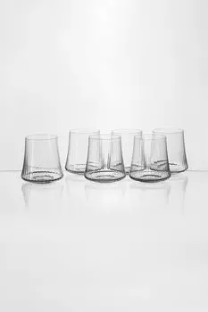 Набор из 6 стаканов для виски Crystalex
