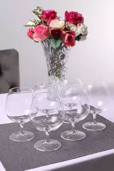 Набор из 6 стеклянных бокалов для коньяка Premium Bormioli Rocco