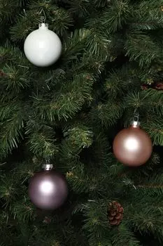 Набор из 6 стеклянных елочных шаров Triumph Nord