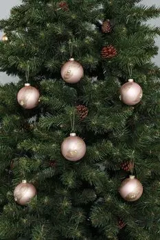 Набор из 6 стеклянных шаров с бисером Triumph Nord