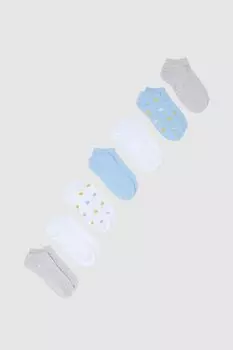 Набор из 7 пар хлопковых укороченных носков OVS