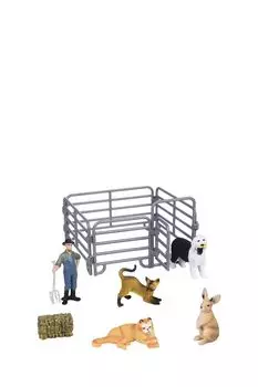 Набор из 8 фигурок серии На ферме Masai Mara