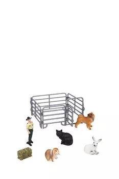 Набор из 8 фигурок серии На ферме Masai Mara