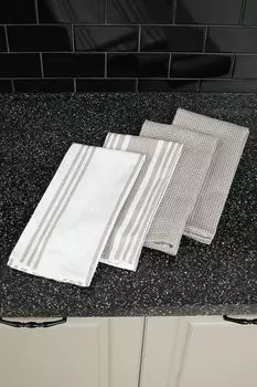 Набор из четырех кухонных полотенец Combo Tiseco