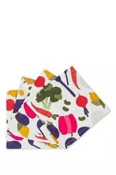 Набор из четырех кухонных салфеток Broccoli COINCASA