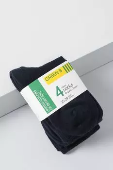 Набор из четырех пар хлопковых носков Benetton Undercolors