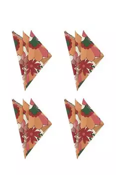 Набор из четырех салфеток Flower power COINCASA