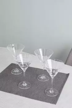 Набор из четырех стеклянных фужеров для мартини Mikasa Kitchen Craft