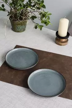 Набор из двух фарфоровых десертных тарелок Kolibri 21maison