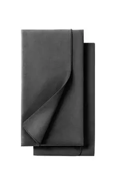 Набор из двух хлопковых антибактериальных наволочек Diamond Soft Silver