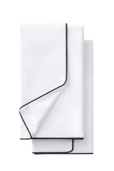 Набор из двух хлопковых антибактериальных наволочек Antibacterial Beauty Альпийский снег Soft Silver