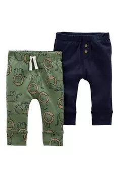 Набор из двух хлопковых брюк Carter's