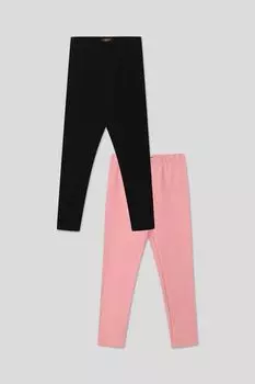 Набор из двух хлопковых легинсов OVS