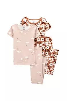 Набор из двух хлопковых пижам с принтом Carter's