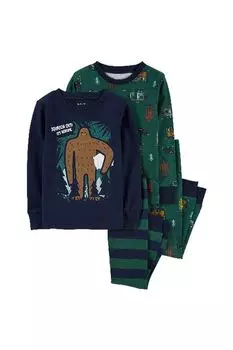 Набор из двух хлопковых пижам с принтом Carter's