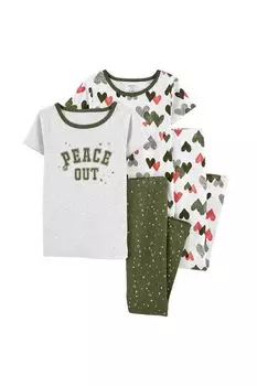 Набор из двух хлопковых пижам с принтом Carter's