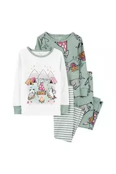 Набор из двух хлопковых пижам с принтом Carter's