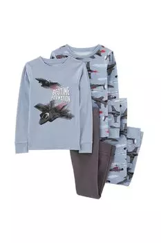 Набор из двух хлопковых пижам с принтом Carter's