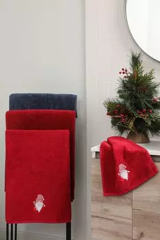 Набор из двух хлопковых полотенец с принтом COINCASA