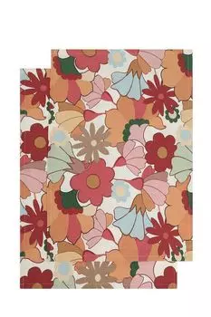 Набор из двух ковриков Flower power COINCASA