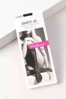 Набор из двух пар гольфов 40 den Simply Hudson