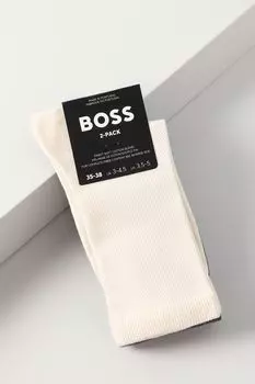 Набор из двух пар хлопковых классических носков BOSS