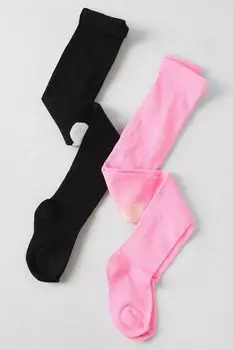 Набор из двух пар хлопковых колготок Bogi