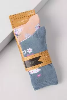 Набор из двух пар хлопковых носков Ysabel Mora