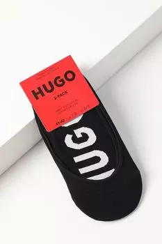 Набор из двух пар хлопковых подследников HUGO