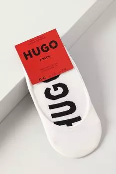 Набор из двух пар хлопковых подследников HUGO