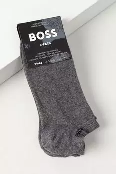 Набор из двух пар хлопковых укороченных носков BOSS