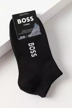 Набор из двух пар хлопковых укороченных носков BOSS