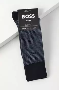 Набор из двух пар классических хлопковых носков BOSS