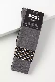 Набор из двух пар классических хлопковых носков BOSS