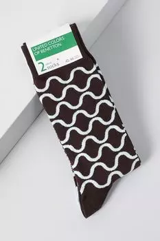 Набор из двух пар классических носков Benetton Undercolors